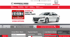 Desktop Screenshot of meadowvalehonda.ca